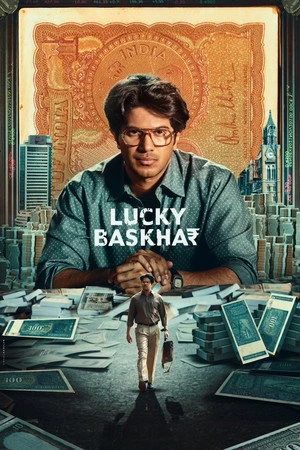 Lucky Baskhar 2024 Hindi - Telugu Dual Audio WEB-DL | Hindi Dubbed Movie